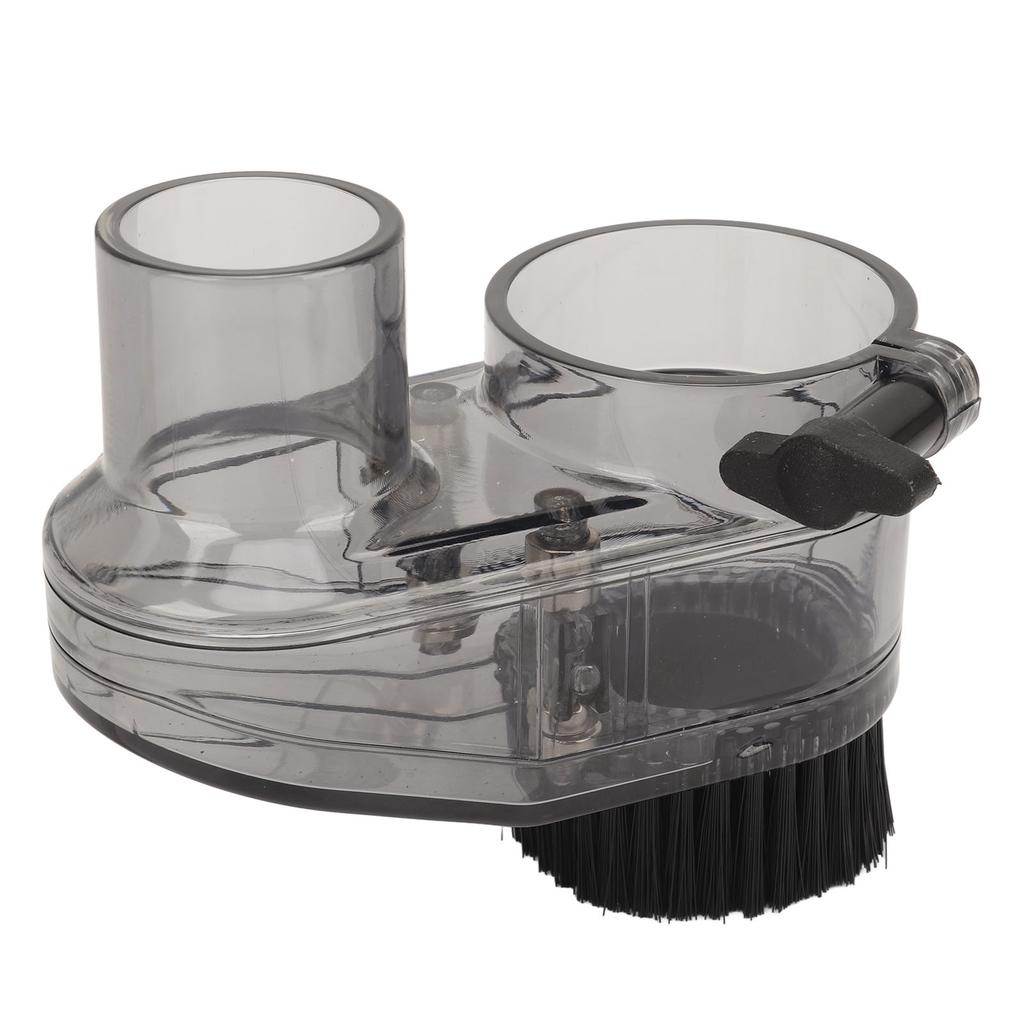 Scarpa Antipolvere per Fresatrice CNC Diametro 52mm, Design Trasparente Spazzola in Nylon Magnetica Altezza Regolabile per Motori Mandrino e Fresatrici da 52mm, con Diametro Tubo 38mm