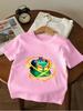 Süße Obstbox Kinder Kurzarm T-Shirt Sommer Niedlich Cartoon Rundhalsausschnitt Jungen Mädchen 3-14