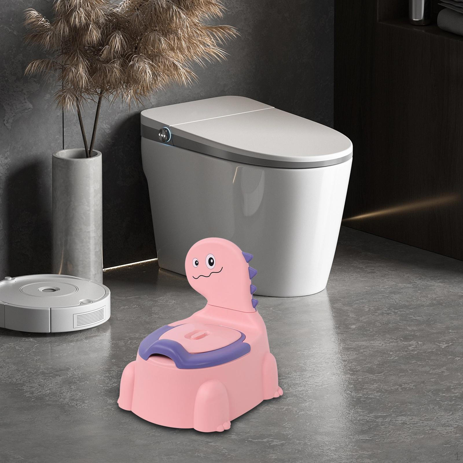 

Adorable Potty Chair Toilet Seat Trainer Easy to Clean Removable for Children Kids Birthday Gifts рожевий