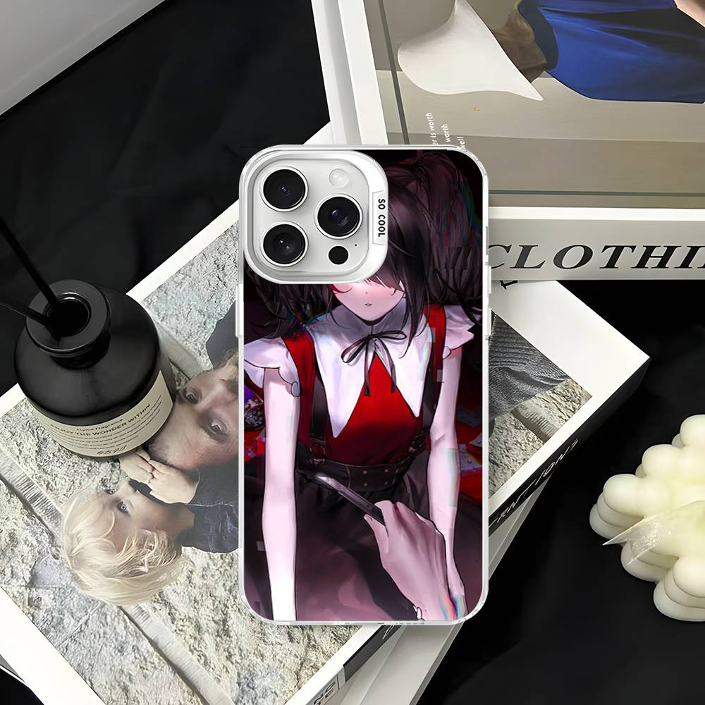 

anime Needy Streamer Overload Phone Cover For IPhone 16 15 14 13 12 11 17 Pro Max Plus Color Silver Shell iPhone 14pro max