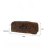 Kawaii Bear For Girls Japanese Stationery Pencil Case Pouch Corduroy Large Capacity Pencilcase School Supplies Pencil Pouch