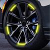 For VW 80% New New Car Wheel Hub Reflective Sticker Tire Rim Reflective Strips Sticker For Volkswagen Polo Golf 3 4 5 6 7 8