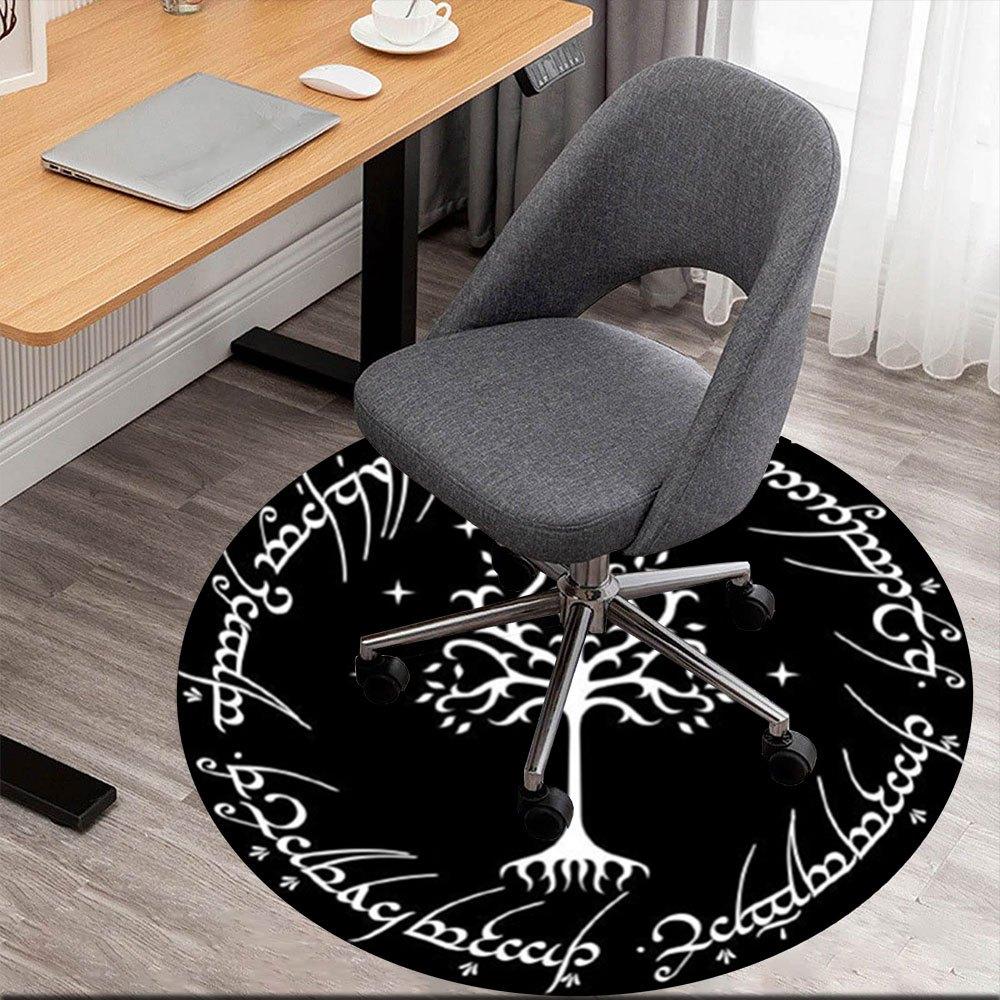 

Lord of the Rings Tree of Gondor Sticker DecalRound Non-Slip chair mat chair carpet for office Rugs for Office Decor Gift For Valentine s Day Mother s 80cm by 80cm