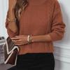 New Split Sweater for Women in Autumn and Winter, with A Shorter Front and Longer Back, Loose Knitted Base Layer for Autumn and Winter