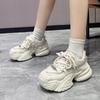 Leicht, klein und erhöhte Füße, lässige Damen-Sportschuhe mit dicker Sohle, neu für Herbst und Winter, schlicht