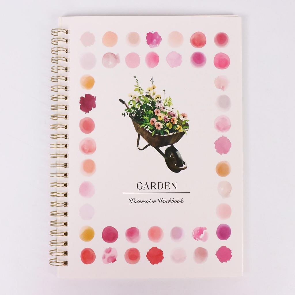 Enhanced Non-Bleeding Watercolor Painting Book