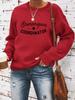 Women's St. Patrick's Day Long Sleeve Round Neck Pullover Hoodie