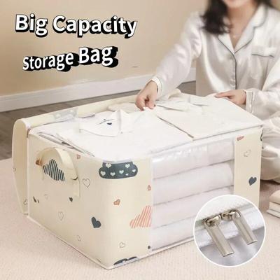 Quilt Kleidung Lagerung Tasche Große Kapazität Bettdecke Decke Sortierung Taschen Staubdicht Kleidung Organizer Sortierung Taschen Haushalt Umzug Taschen