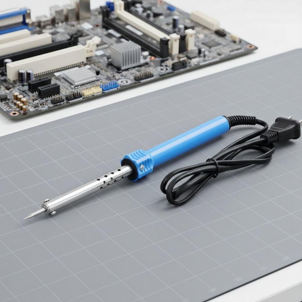 Quick Heating Electric Soldering Iron Kit Plastic Handle Welding Tools Desktop Equipment