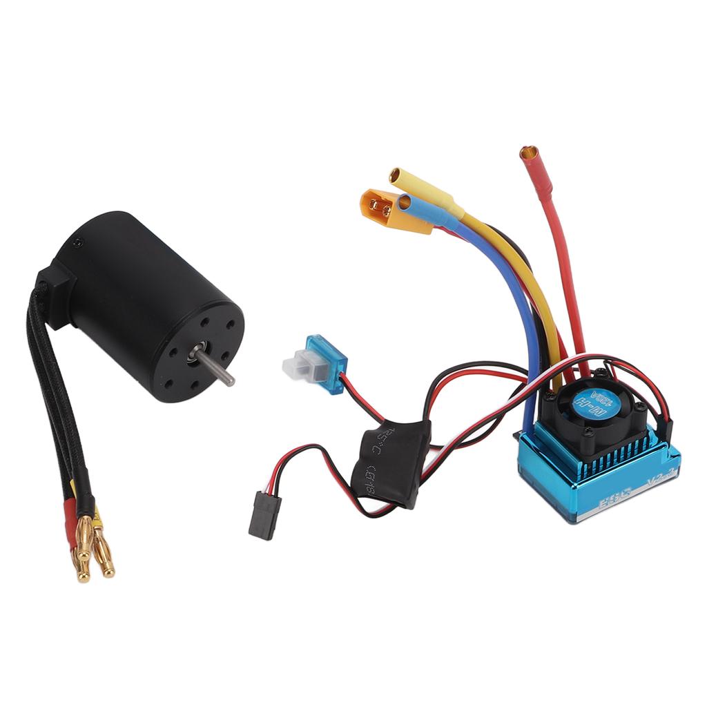 3650 3100KV Brushless Motor Kit 120A ESC Waterproof XT60 Plug Type RC Upgrade Combo for 110 18 RC