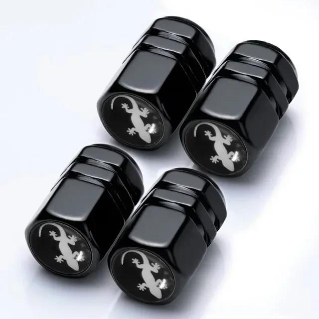 4Pcs Tire Valve Stem Caps, Universal Car Wheel Air Valve Dust Proof Covers for Cars, Trucks, SUVs, Bikes and Motorcycles Amagi