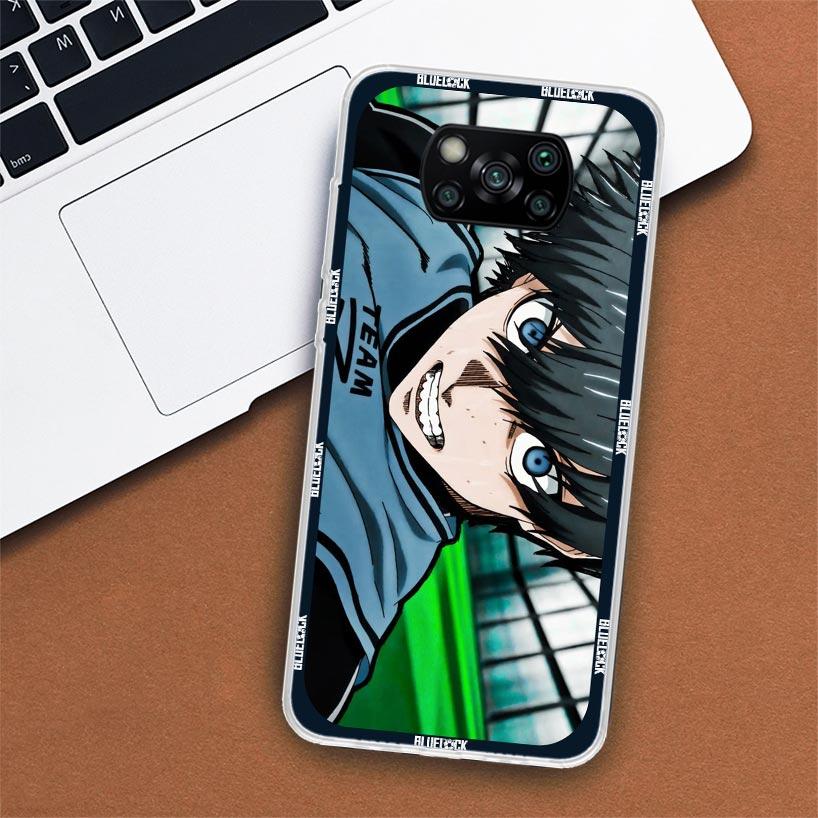 Japan Anime Blue Lock Phone Case For Xiaomi Poco X3 Nfc X4 X5 X6 X7 F7 Ultra F6 F5 F4 Gt F3 M6 M5S M5 M4 M3 Fundas Soft Shell X7