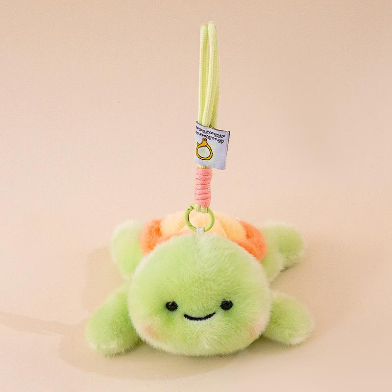 Schildkröte Meerestier Plüsch Schlüsselanhänger Schildkröten Plüsch Schlüsselanhänger PP Baumwolle Simulation Tier Kleiner Anhänger Geschenk Für Kinder Niedlich 18cm