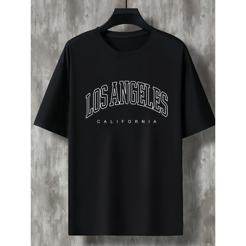 European sizes Men s & Teen   Oversized Short-Sleeve T-Shirt - Casual Summer Round Neck Top S