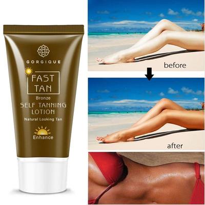 Self Tanner Enhance Lotion Natural Fast Shine Brown Premium Tanning Cream Body Bronzer Skin Care Fake Tan