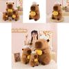 Adorable Capybara Plush Toy For Kids With Creative Chef Design Perfect For Birthdays