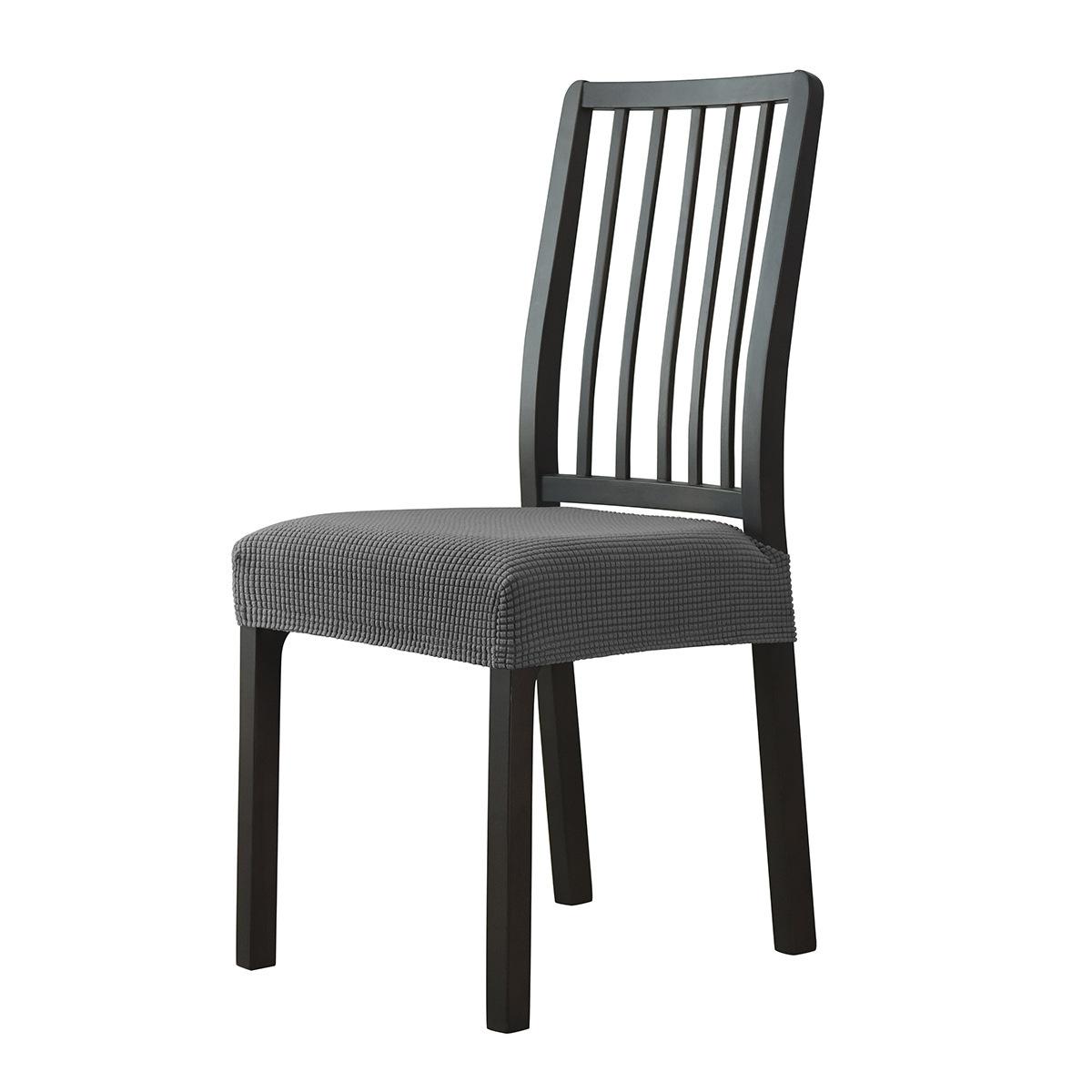 

Stretchable Chair Seat Cover Spandex Jacquard Chair Pad Cushion Adjustable Cover Dining Room Upholstered Chair Case Seat Cover 1 Piece
