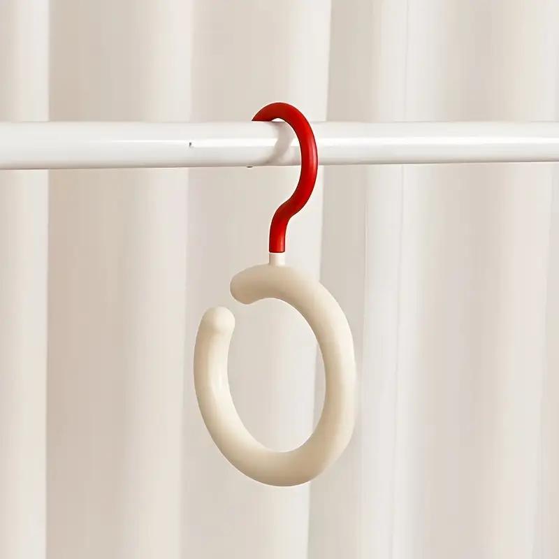 Multifunctional Scarf Rack Home Bedroom Display Stand Dopamine Round Scarf Tie Rotatable Hook