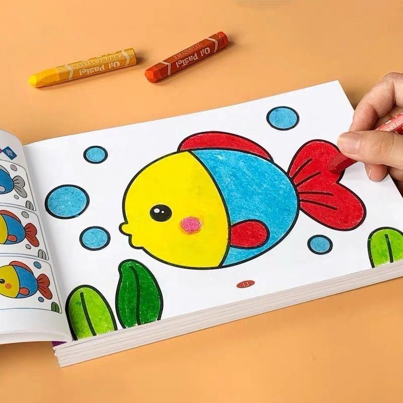 Children S Step By Step Coloring Books For Toddlers 0 3 Years Old