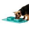 Travel Dog Bowls Silicone Folding Dog Bowl for Dog Double Bowl Double Bowl Flannel Dog Bowl Portable Dog Bowl Portable Dog Bowl | Dog Food