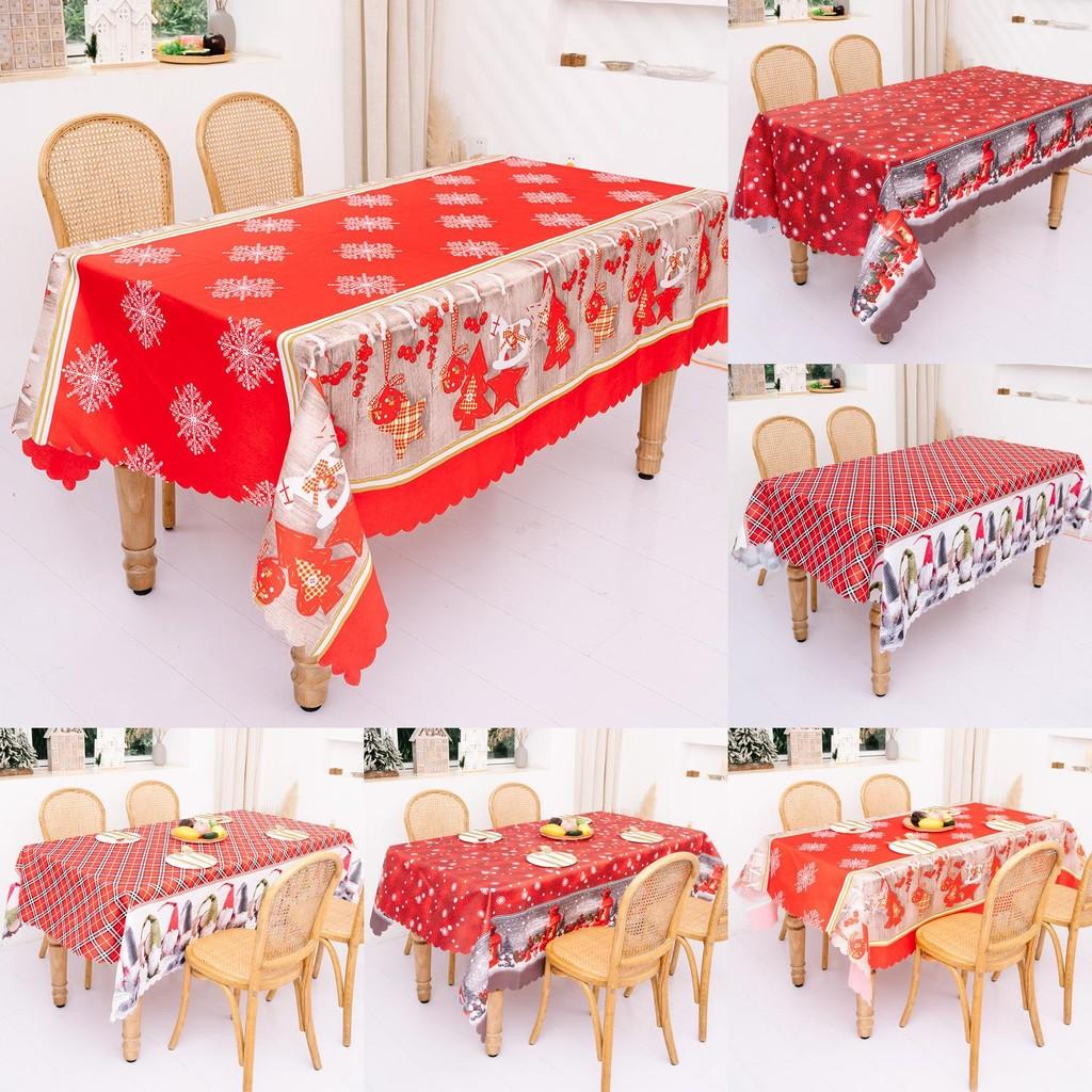 Decoration Christmas Printed Tablecloths Creative Desktop Dress Supplies Up