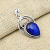 Lapis Lazuli Gemstone Handmade 925 Sterling Silver Wonderful Jewelry Pendant For Mother's Day Gift
