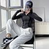 Herbst/Winter Slim Fit Damen Stehkragen Reißverschluss Fitnessjacke - Langarm Yoga Sportbekleidung