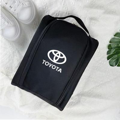 Auto Logo Sneaker Tasche Reise Ausflug Schuhe Aufbewahrungswerkzeug Für Toyota Corolla Yaris Prius CHR Aygo Camry Auris Avensis Land Cruiser 4