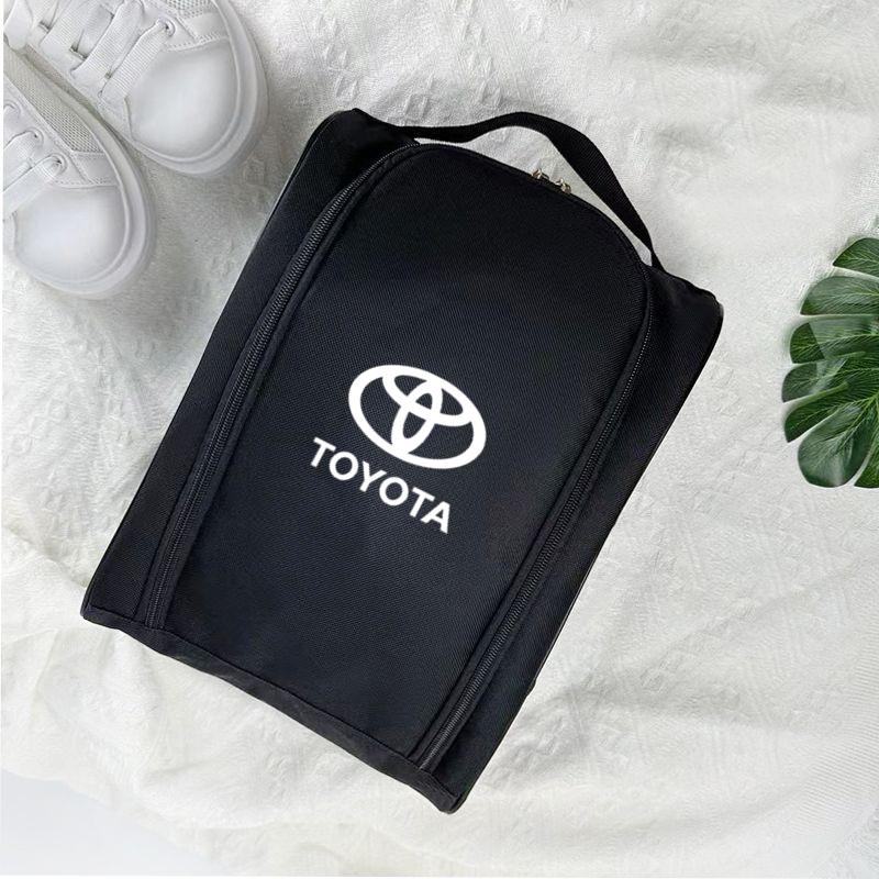 Car Logo Sneaker Bag Travel Outing Shoes Storage Tool For Toyota Corolla Yaris Prius CHR Aygo Camry Auris Avensis Land Cruiser 4