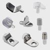 Transparent Movable Wardrobe Panel Bracket for Glass or Wooden Partition