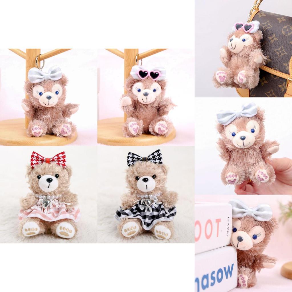 Cute Shelliemay Sitting Position Sunglasses Plush Toy Doll Pendant Keychain For Bag Decoration And Collectors Gift