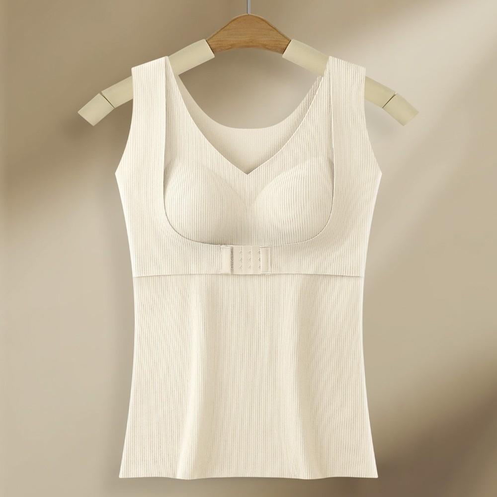 Slimming Thermal Shapewear Camisole Velvet Fleece Sleeveless Postpartum Body Shaper Crop Tops Tanks Belly Contracting