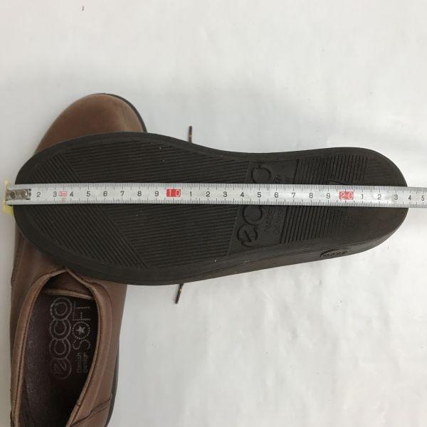 USED/ECCO soft leather walking shoes women 36 23 brown Japan
