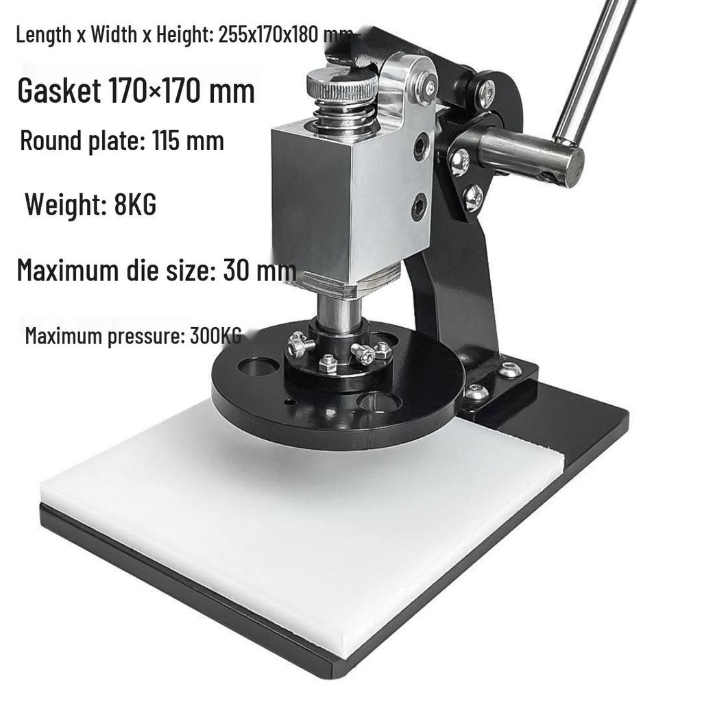 Manual Die-Cutting & Stamping Machine for Leather & Fabric