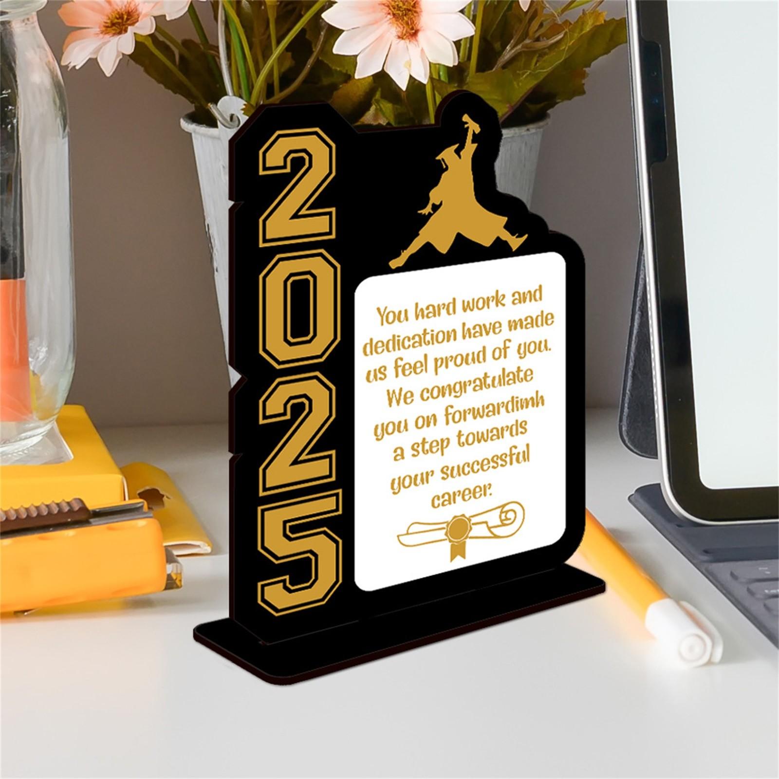 

Graduation Decorations Wooden Tabletop Decorations Graduation Gifts, Graduation Party Decorations, Graduation Congratulations Tabletop Centerpieces One Size