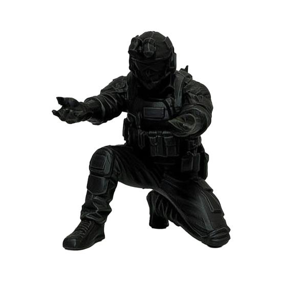 3D Printed Soldier Pen Stand for Pencil Holder Desk чёрный