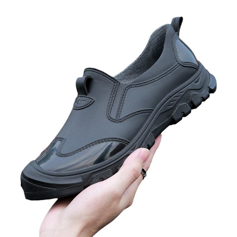Waterproof Wear Resistant Short Boots Men Outdoor Fishing Kitchen Delivery Motorcycle Equipment Parts Rain Shoes Rubber Shoe