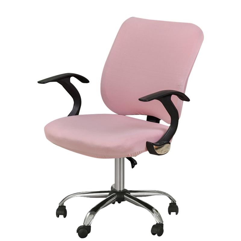 2ks/set Kancelářský potah na dělenou židli Elastický zvedák otočného křesla Skluzný potah na židli Snímatelný potah sedáku Chránič nábytku