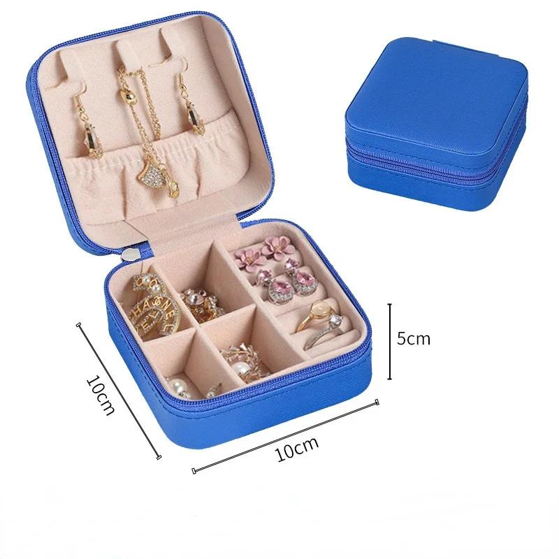 Jewelry Box Jewelry Organizer Portable Travel Jewellery Case Locket Necklace Lipstick Earring Ring Holder for Woman Accessories