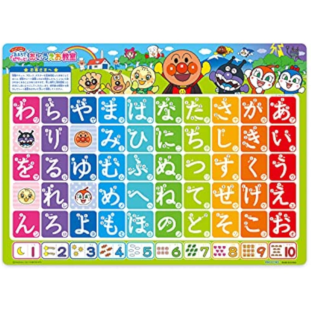 Agatsuma (AGATSUMA) Anpanman, it s perfect for a bath! Aiueo Classroom