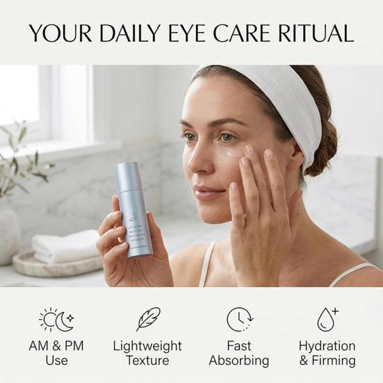 Eye Balm Hydrating Smoothing Eye Cream Lightweight Fast-Absorbing Refreshing Eye Care Stick Non Greasy Eye Cream