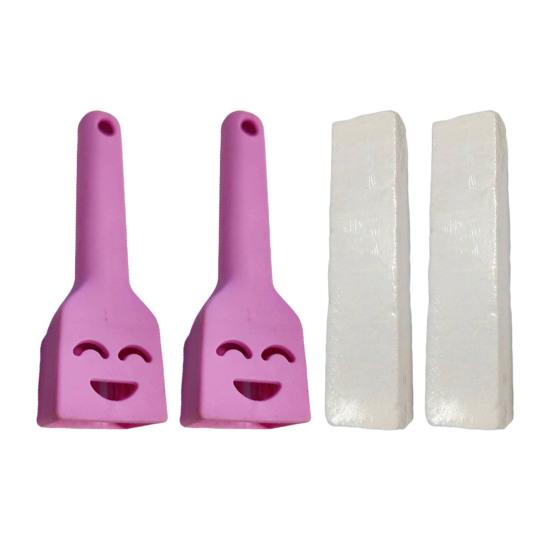 Pumice Stone Toilet Bowl Cleaner with Handle Efficiently Removes Hard Water Rings Calcium Buildup Pumice Stone Scrubber