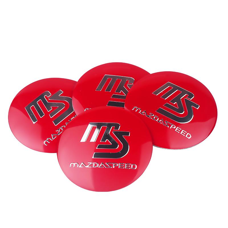 

4pcs Car Wheel Center Hub Caps Sticker Auto Accessories For Mazda 2 3 5 6 Axela Atenza Speed 6 CX-3 CX-4 CX 5 CX-7 CX-8 MS Demio