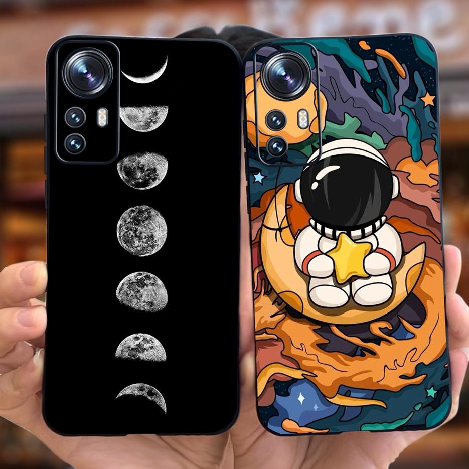 For Xiaomi Mi 12 Lite 5G Case Cute Fashion Cartoon Cover Soft Silicone Phone Case For Xiaomi Mi 12 12X Mi12 Pro 5G Fundas Bumper
