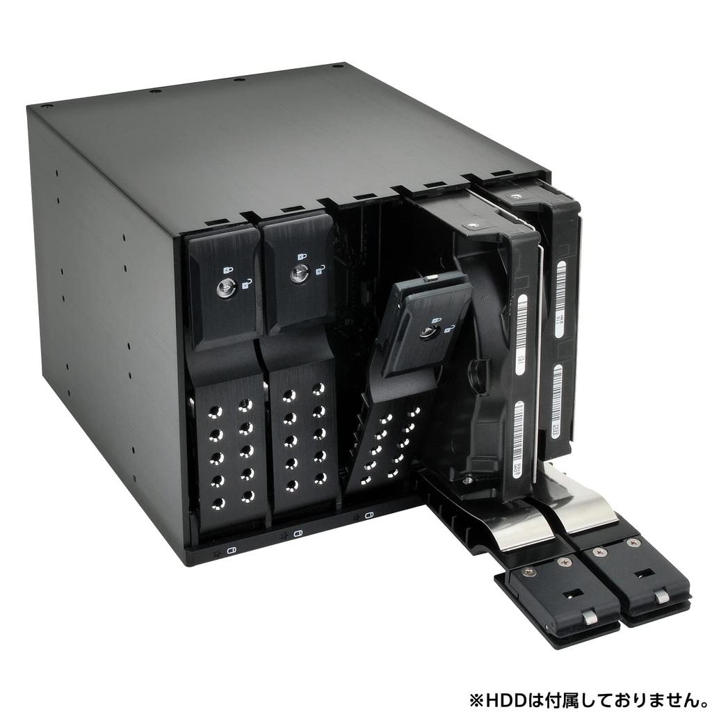 Century iStarUSA Series Removable Rack 5Bay Model V2 BPN-DE BPN-DE350SS-BK2_FP