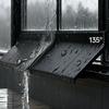 1/3M Aluminum Alloy Sliding Window Water Blocking Bar Home Garden Door Gates Lower Gap Water Rain Deflector Sealing Strips