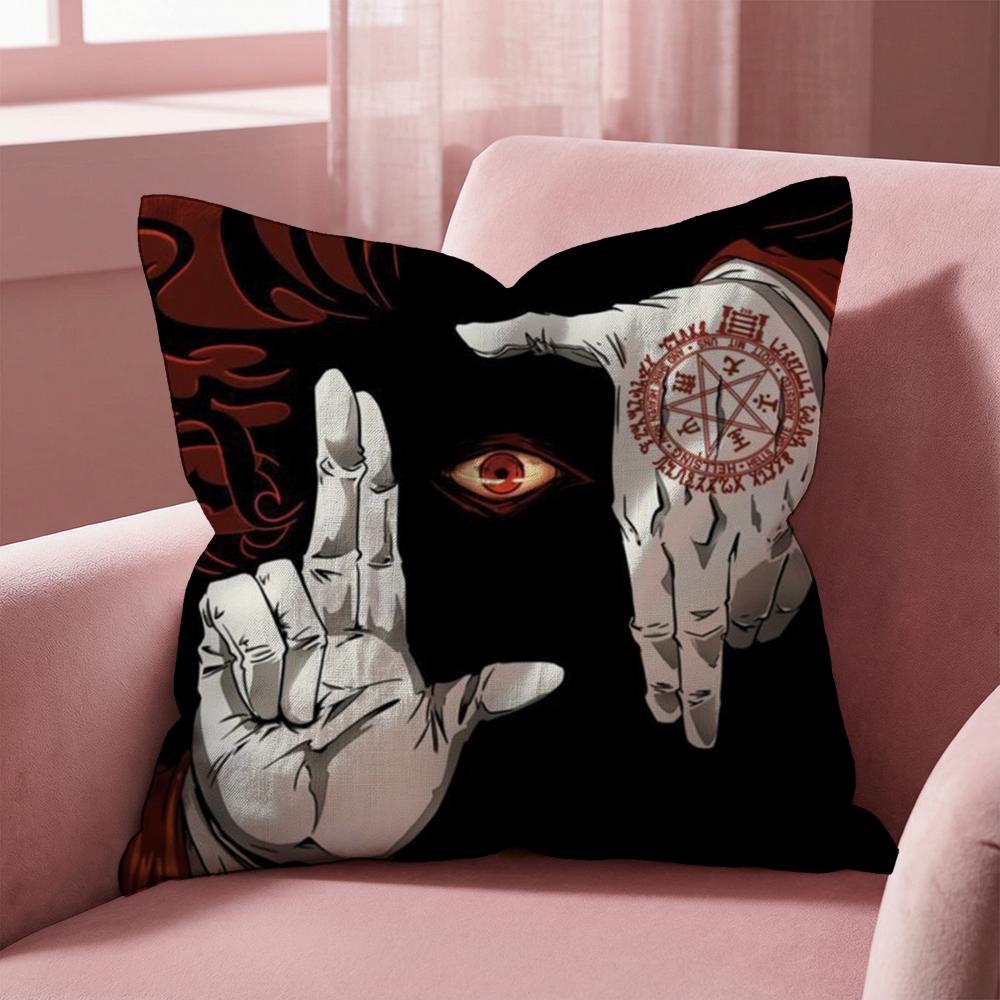 Anime C-Castlevania Cushion Cover Multi-Scene Pillow Cover for Home & Car - Reversible, Soft & Durable for Daily Use
