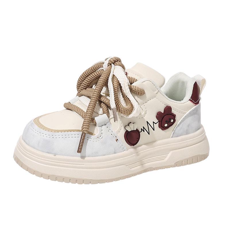 Dopamine Collection: 2025 Girls  Versatile White Sneakers Size 29 / 17.6 cm