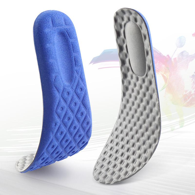 Unisex Breathable Sports Insoles: Sweat-Absorbing, Deodorizing, Shock-Absorption for Running & Basketball