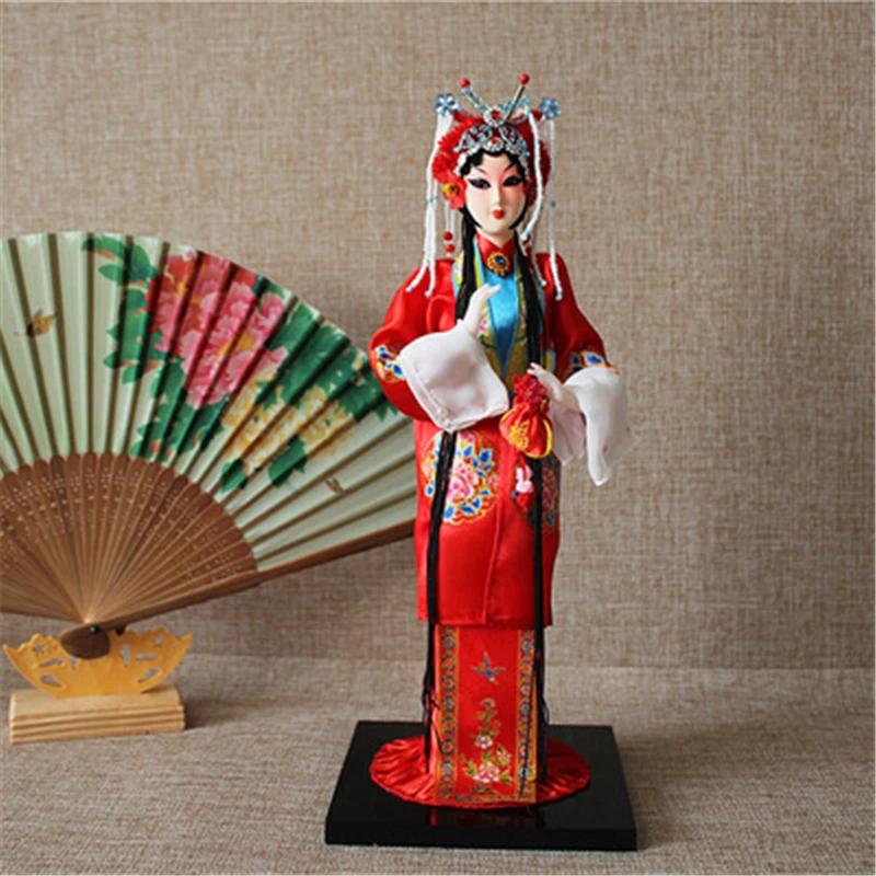 Beautiful Beijing Opera dolls Chinese style Peking Opera Silk doll Beijing special gifts Chinese cultural Rag doll sushi boat